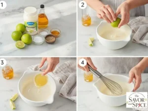 Mexican coleslaw dressing preparation