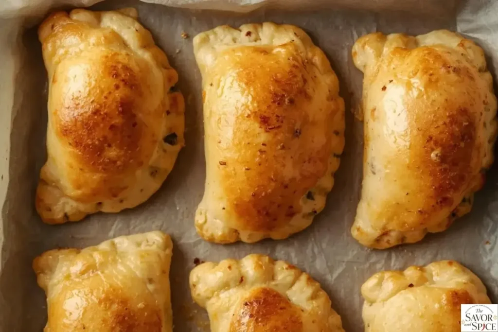 Bake chicken bacon calzones to perfection.