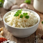 Arroz Blanco (Como hacer arroz blanco)served in a bowl.