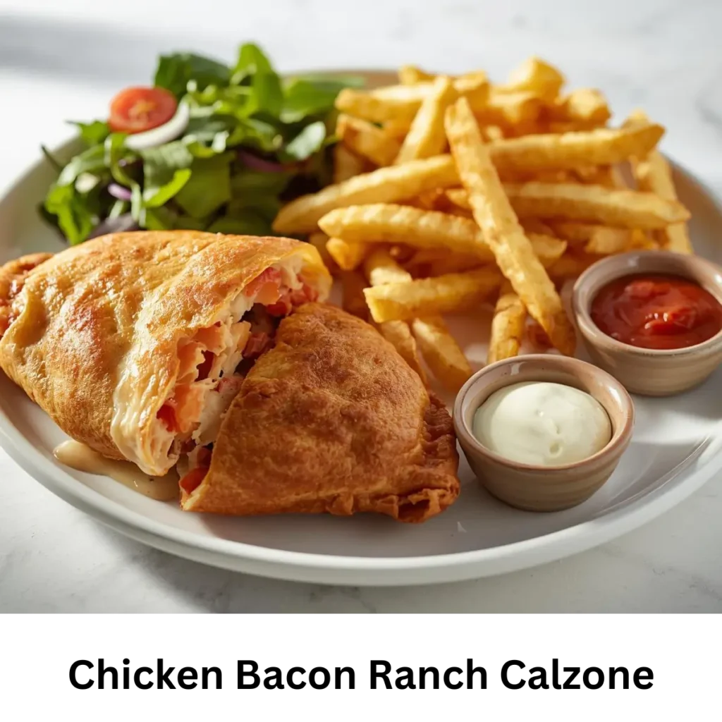 chicken bacon ranch calzone