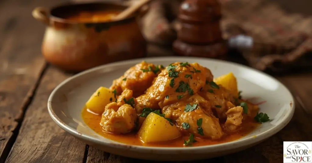 Jamaican curry chicken recipe.