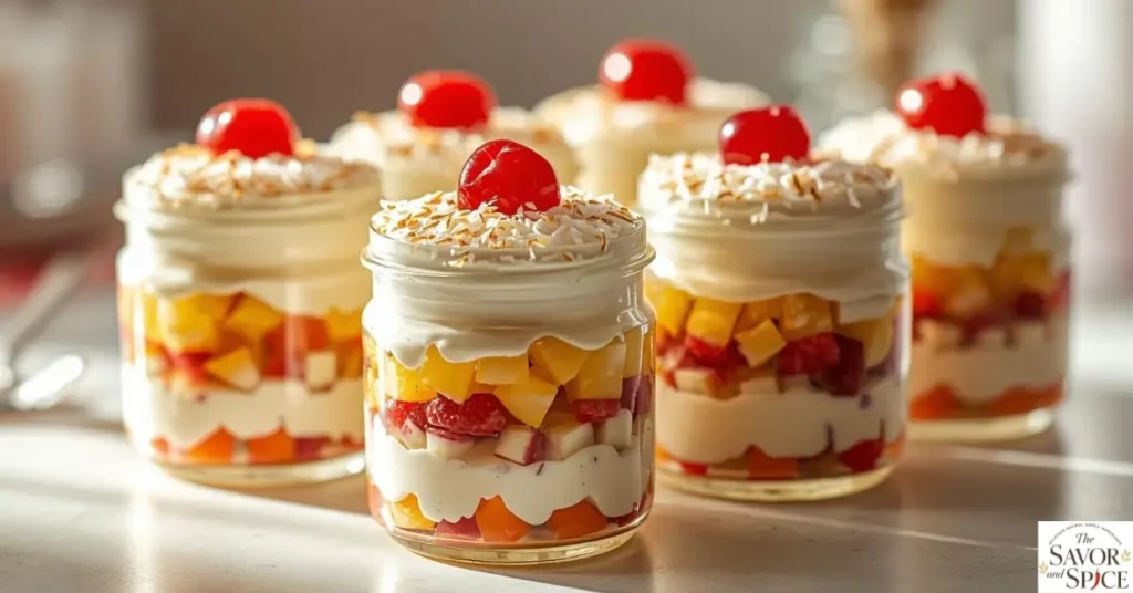  Mini Ambrosia Parfaits.