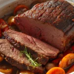 Pot roast - roasted with pot roast seasoning