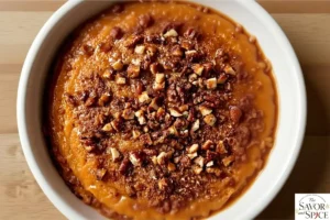 sweet potato soufflé.