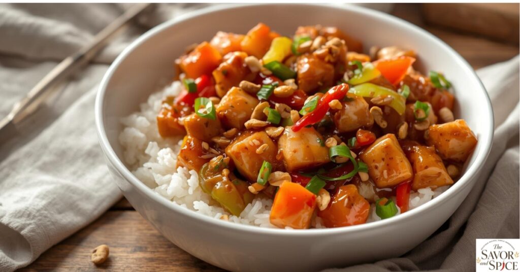 kung pao chicken recipe.