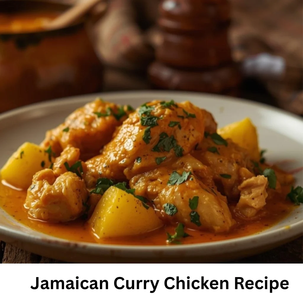 Jamaican curry chicken recipe.