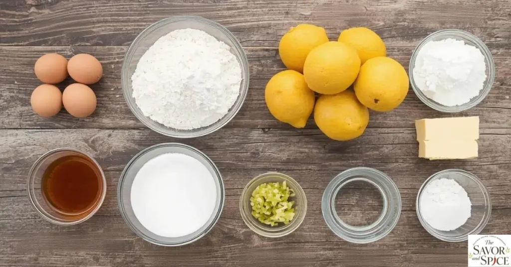 Ingredients You’ll Need for Easy Lemon Meringue Pie.