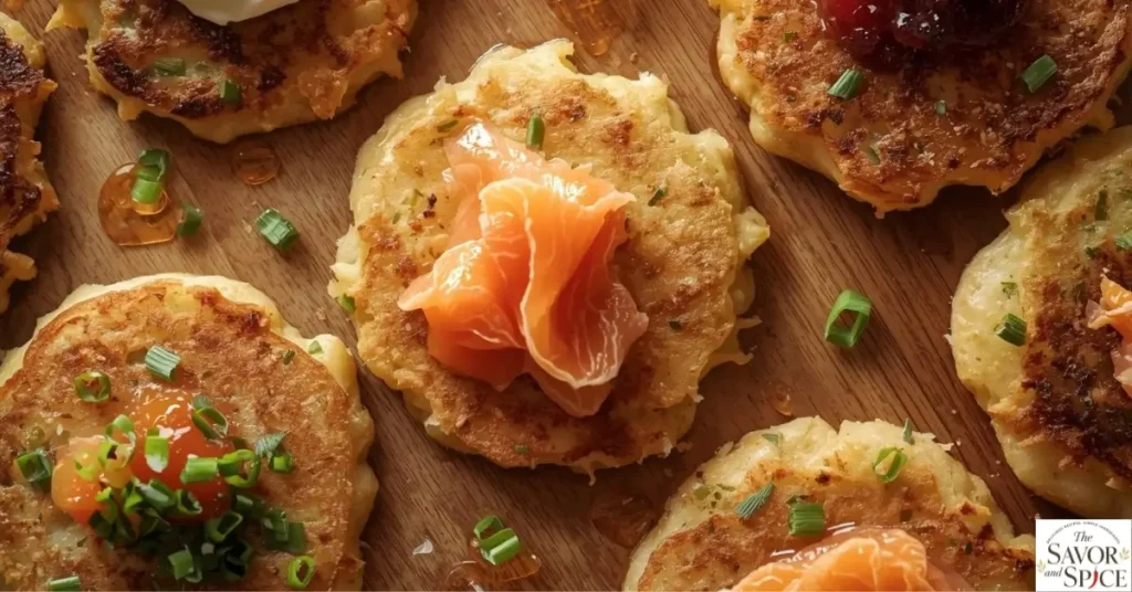 Potato pancakes (latkes) recipe.