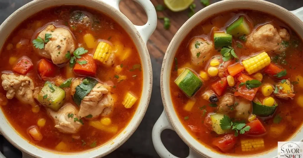 authentic Mexican chicken soup.