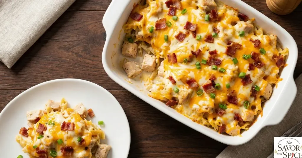 chicken bacon ranch casserole recipe.