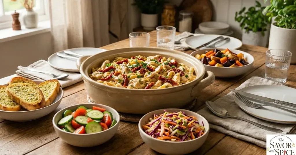 Easy Marry Me Chicken Pasta recipe For lunch.