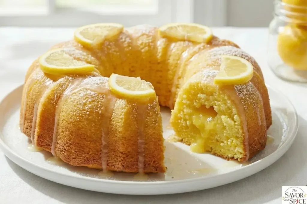 Lemon Jello Cake Recipe.