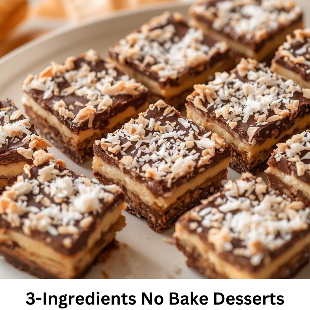 Easy 3-ingredients no bake dessert served in a bowl, quick and simple sweet treat.